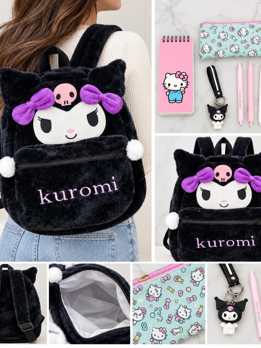 Hello Kitty Special Collection Accesory Pouch Set - Picture 1 of 14